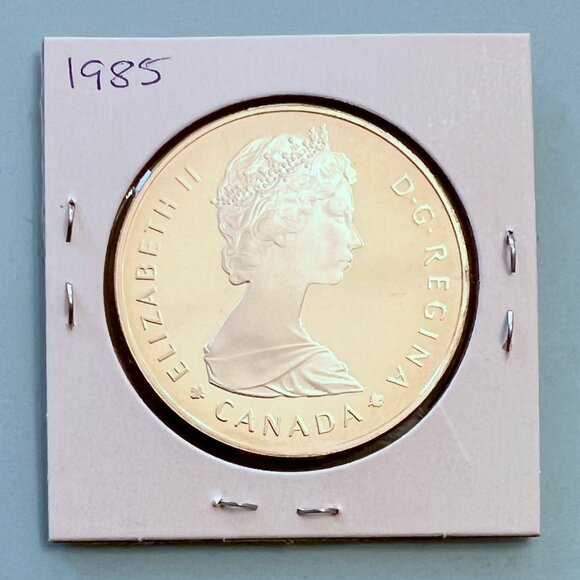 Canada Silver 1982, 1983 & 1985 0.500 Fineness Dollar Coins! - Picture 8 of 16